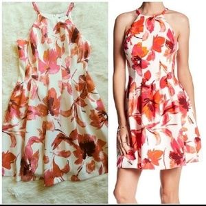 Vince Camuto Floral Print Dress